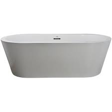 Free shipping on many items. Jacuzzi Cef6732bcxxxxw White Chrome Trim Celeste 67 Inch Soaking Bathtub For Freestanding Installations With Center Drain Placement