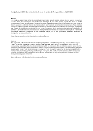 Pdf Les Verbes Derives De Noms De Matiere Richard Huyghe Academia Edu