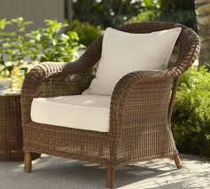 Palmetto All Weather Wicker Armchair Honey Pottery Barn Want Wicker Lounge Chair Wicker Patio Chairs Outdoor Wicker Furniture