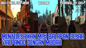 San andreas yang diberikan kepada carl johnson dari big smoke di rumahnya di idlewood. Cara Menyelesaikan Misi Balapan Cesar Vialpando Gta San Andreas Youtube