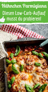 Hahnchen Parmigiana Mit Kirschtomaten Rezept Rezepte Low Carb Gerichte Einfache Gerichte