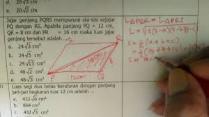 Maybe you would like to learn more about one of these? Tutorial Trigonometri Menghitung Luas Jajargenjang Matematika Sma Youtube