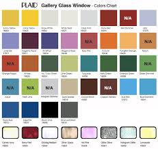 plaid gallery glass window color 2oz 59ml for stained glass look color chart