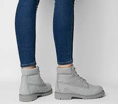 Make a cold weather statement with this tillston women's boot by timberland. Timberland Juniors 6 Premium Waterproof Boot Grey Mono Ankle Boots