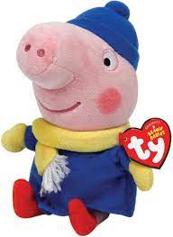 Maskotka, pluszak George Świnka Peppa Winter TY - 15cm - Najlepsze ceny i  opinie! | Sklep PLUSZAKI.com
