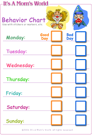 behavior charts for parents printable potty sticker charts