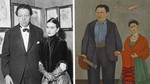 Here you see us, me, frieda kahlo , with my. Frida Kahlo And Diego Rivera S Wedding Portrait Youtube
