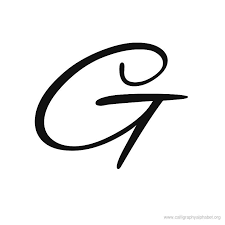 You can print our free stencils below which are available in a variety of formats. Alphabet G Calligraphy Sample Styles Calligraphy Alphabet Lettering Alphabet Printable Alphabet Letters Cursive Alphabet