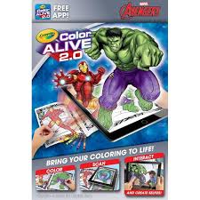 Check spelling or type a new query. Crayola Color Alive 20 Avengers Coloring Book Set With App 16 Pages Walmart Com Walmart Com