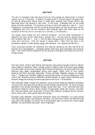 Mulai dari minyak wangi, kosmetika, parfum, farmasi, dan bahan campuran atau. Contoh Abstract Laporan