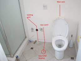 If you're moving a toilet away from a stack, you must look at your local plumbing code on how far away it can be moved. Moving Toilet Location And Venting Terry Love Plumbing Advice Remodel Diy Professional Forum
