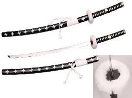 Amazon Com One Piece Trafalgar Law Anime Cosplay Katana Sword Martial Arts Swords Sports Outdoors Katana Swords Katana Trafalgar