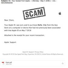 Printing the image to pdf is faster than using a pdf conversion tool since most using google chrome, you can save any picture as a pdf file. Phishing Fake Apple Invoice Delivered As Attached Pdf Hoax Slayer