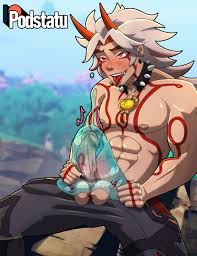 Post 5982745: Genshin_Impact Hydro_Slime Itto_Arataki podstatu slime