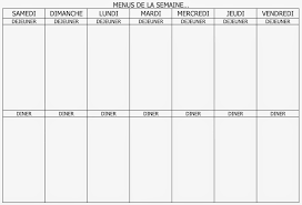 6 Jpg 1600 1087 Planning Vierge Menu Semaine Modele De Planning