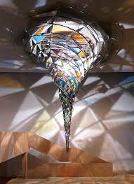 Danish Icelandic Artist Olafur Eliasson May Be Best Known For His Expansive Installations That Encompass Ent Glass Installation Glass Sculpture Fused Glass Art