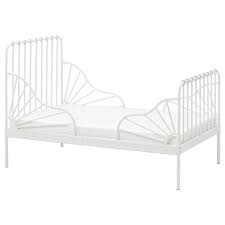 Busunge Extendable Bed White 38 1 4x74 3 4 Ikea Bed Base Ikea Toddler Bed Bed Frame