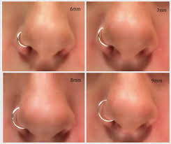 Tiny Fake Nose Ring Hoop Piercing Cute Nose Piercings Nose Piercing Nose Piercing Hoop