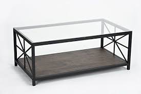 Vintage Dark Brown Glass Top Black Metal Frame Cocktail Coffee Table With Lower Shelf Coffee Table Metal Coffee Table Buy Coffee Table