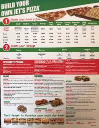 But apart from pizzas, their menu also includes bread, boneless wings, chicken wings, desserts, sides, beverages and many more. Jet S Pizza Chicago Carry Out Menu Scanned Menu With Prices