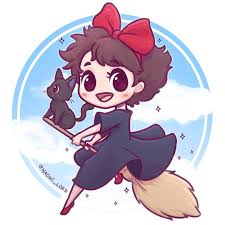 A Little Kiki For Kiki S Delivery Service This Is My First Drawing Using My New Ipad And It Was Pretty Fun What S Yo Anime Halloween Anime Cute Drawings
