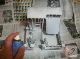 Kağıttan ev yapımı paper house. Beyazin Guzelligi Minyatur Kis Evi 10marifet Org