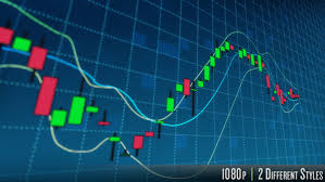 Stock Market Candlestick Data Graph
