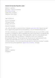 Snworksceo.imgix.net exactly how should a cover letter look? Scholarship Application Rejection Letter Templates At Allbusinesstemplates Com