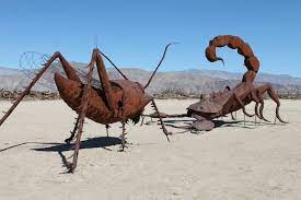 Outdoor sculpture garden statues bronze sculpture t rex camel sculptures art gallery wildlife fine art. Sculptures In The Desert Near San Diego Gonomad Travel