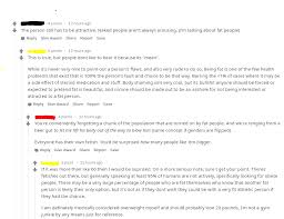 Some Actual Common Sense On Reddit For Once Fatlogic
