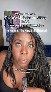 Come watch GAME 1 of the #WorldSeries at The Palm & The Pine in Hollywood 