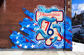 Matisse mathief thybulle is making an impact on and off the court in philadelphia. Located In Philadelphia South Broad Street By Artist Muralist Evan Lovett Sixers