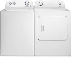 Maybe you would like to learn more about one of these? Amana Amwadrgw1 Side By Side Washer Dryer Set With Top Load Washer And Gas Dryer In White