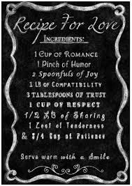 Recipe For Love Canvas Print Quotes Love Quotes Love Canvas