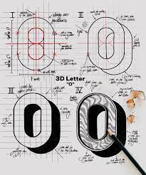 As Requested Showing Another Letter Of The 3d Series Here The Letter O There Are So Many Ways Of Drawi Sign Painting Lettering Lettering Graffiti Lettering