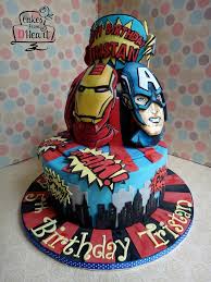 Original design for a wolverine cake. Marvel Superhero Cake Cake By Cakes From D Heart Cakesdecor