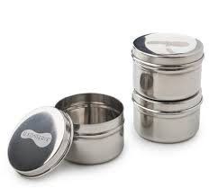 Enjoy free shipping on most stuff, even big stuff. Mini Stainless Steel Containers Set Of 3 U Konserve