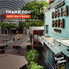 Novarestaurantgroup has the lowest google pagerank and bad results in terms of yandex topical. Bossa Nova S Move To Larger Location On Sunset Plaza Is Bittersweet What Now Los Angeles