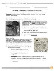 These pictures of this page are about:natural. Naturalselectionse 1 Doc Name Date Student Exploration Natural Selection Vocabulary Biological Evolution Camouflage Industrial Revolution Lichen Course Hero