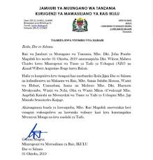 John pombe magufuli akikata utepe pamoja na makamu wa rais samia suluhu hassan, waziri mkuu kassim majaliwa,balozi wa canada pamela o'donnel pamoja na viongozi wengine mara baada ya kuwasili kwa ndege mpya aina ya. Rais John Pombe Magufuli Safari Ya Rais John Pombe Magufuli Ikuluni Radio Taifa