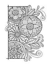 You'll find a huge range of pretty flower designs on this page, from simple outlines to more detailed and intricate drawings, plus beautiful flower letter and number coloring pages too! Flowers Free Adult Coloring Pages