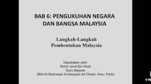 Sejarah tingkatan 5 bab 6 | pengukuhan negara dan bangsa malaysia. Formula Sejarah Langkah Langkah Pembentukan Malaysia Bab 6 Ting 5 Dokterandalan