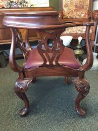 Ethan Allen Georgian Court Corner Chair Cherry 225 Vintage Finish Corner Chair Georgian Court Chair