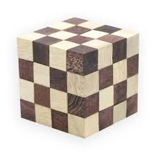 Wooden puzzles come in many forms and configurations. Anaconda Cube 4x4x4 Kubiya Games
