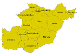 Odemira a partir de mapcarta, o mapa livre. Distrito De Beja Portal Codigo Postal