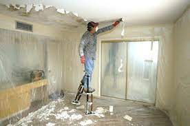 Pop corn ceiling is difficult to repair, hard there are lots of different and creative ways to remove a popcorn ceiling. How To Guide To Removing Popcorn Ceilings Video The Money Pit