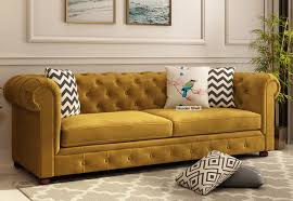You can buy a lawson style sofa in many sizes, colors. Buy Henry 3 Seater Sofa Velvet Chestnut Brown Online In India Wooden Street