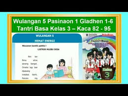 Tantri Basa Kelas 3 Wulangan 5 Hemat Energi Pasinaon 1 Hal 82 95 Youtube