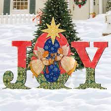 5 out of 5 stars. Amazon Com Christmas Joy Angels Rustic Yard Lawn Sign Holiday Wooden Free Standing Outdoor Decoration 8121455f Handmade Products