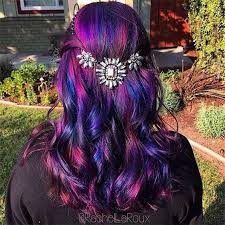 Rainbow Hair Color Galaxy Hair Color Hair Color Purple